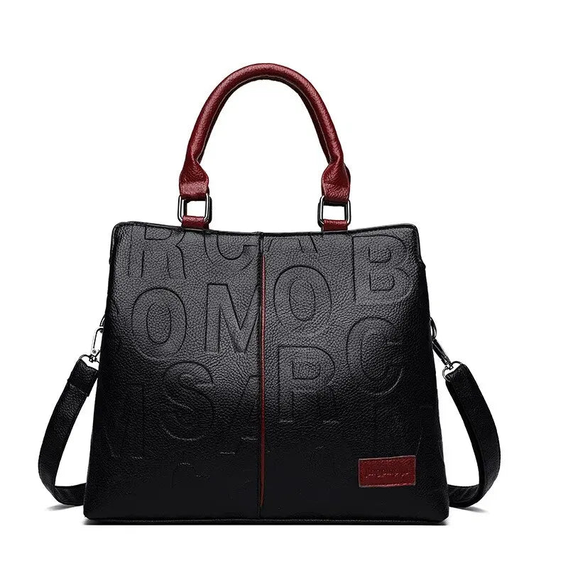 PU Leather Women’s Shoulder Crossbody Bag – Luxury Casual Large Capacity Travel Handbag