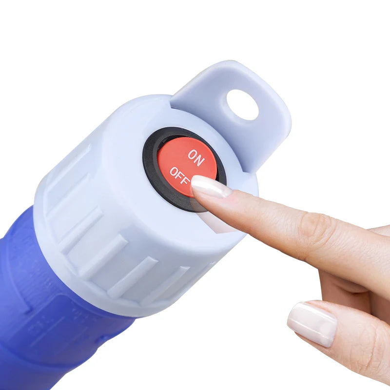 1pc Electric Oil Pump Siphon - Handheld Battery Operated Liquid Transfer Pump for Water, Gas, Petrol Fuel - Portable Car Tools