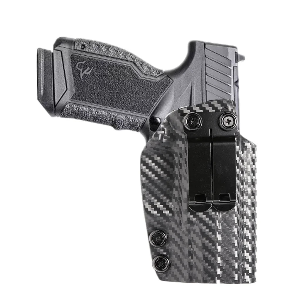 Kydex Taurus GX4 IWB Holster - Concealed Inside Waistband Carry with RMR Optic Support and Metal Clip