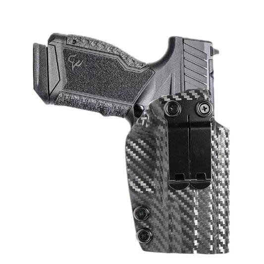 Kydex Taurus GX4 IWB Holster - Concealed Inside Waistband Carry with RMR Optic Support and Metal Clip
