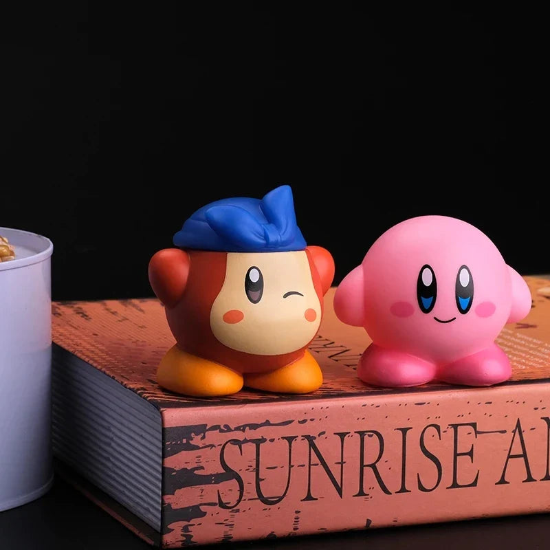 8pcs Kirby Anime Figure Set – Cute Pink Mini Figures for Kids’ Collectible Toys & Gifts