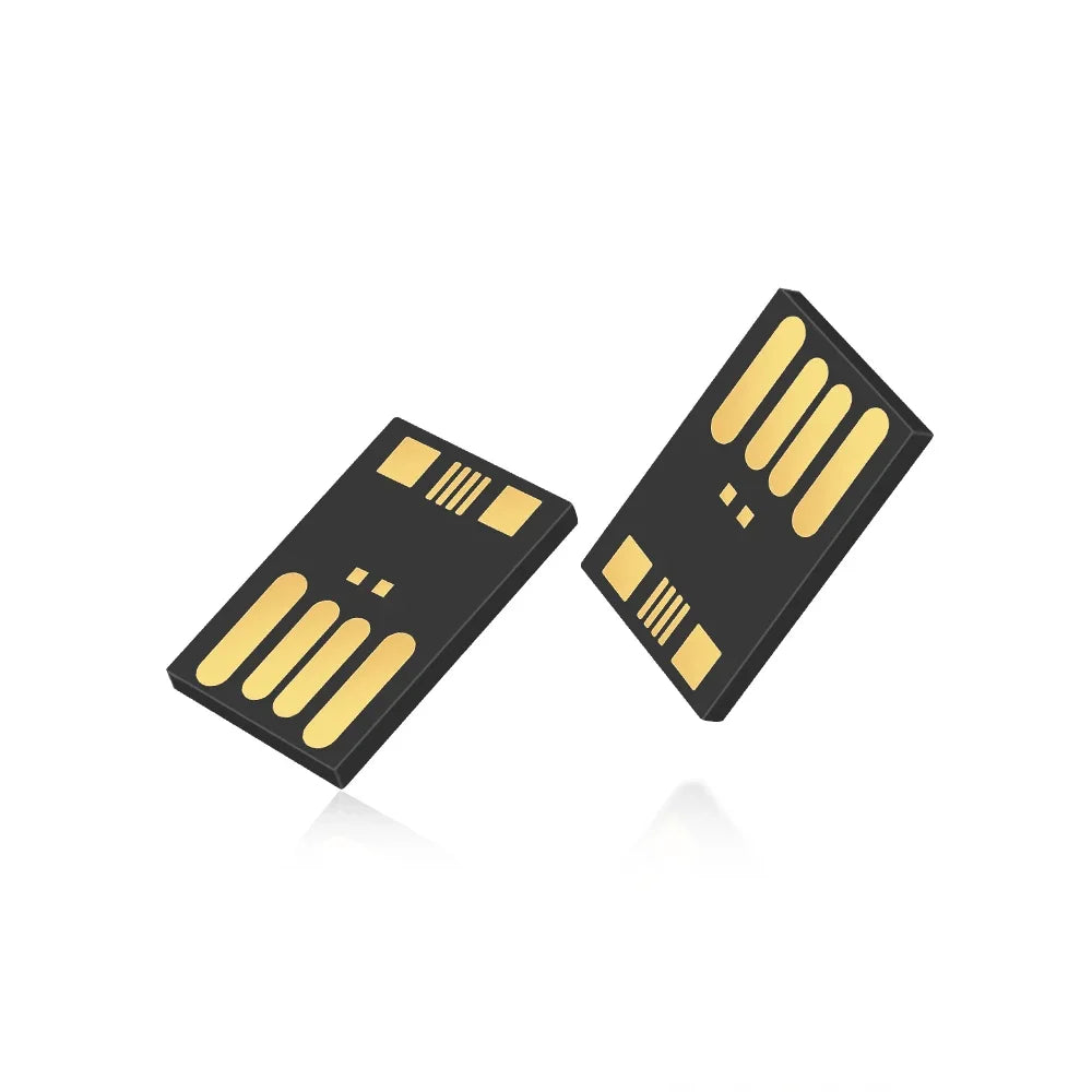 Super Mini USB Flash Drive – Ultra-Thin High-Speed Memory Stick 64GB/32GB/16GB/8GB in Black, Creative Gift Pendrive