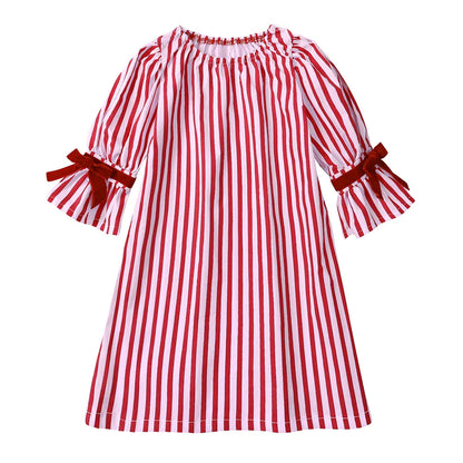 2025 Kids Christmas Pajama Set – Velvet Loungewear Long Sleeve Sleepwear for Boys & Girls