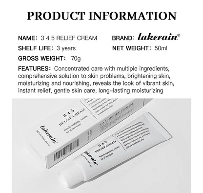 345 Relief Cream – Soothing Skincare Solution to Address Blemishes, Nourish Skin & Promote Healthy Complexion