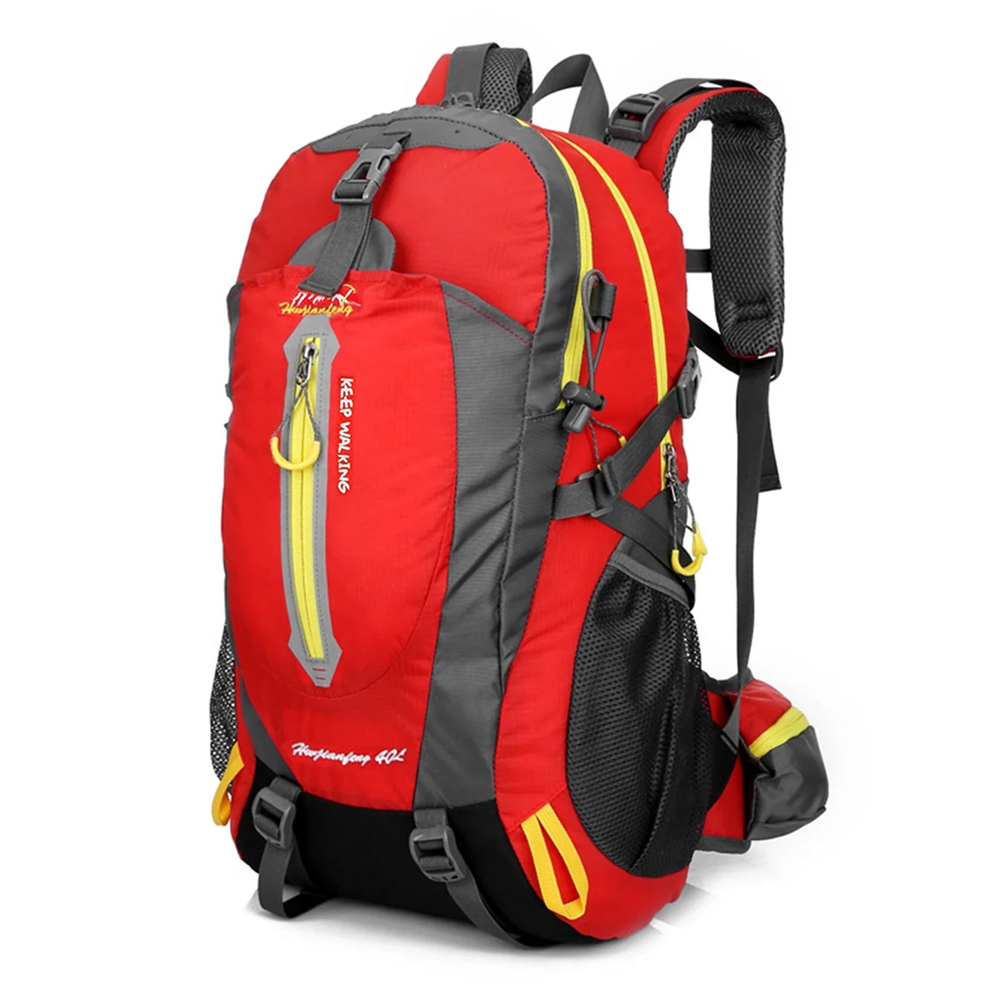 40L Waterproof Travel Backpack - Water Resistant Hiking Daypack With Laptop Compartment For Camping, Trekking & Outdoor Adventures