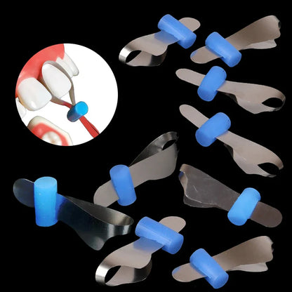 Dental Twin Anterior Matrix Orthodontic Contoured Metal Matrices – Polyester Dentist Matrix Materials