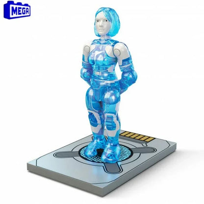 Original Mega Construx Halo Infinites Heroes Series 17 – Spartan Yoroi Kovan Agryna Action Figure Collectible Toy