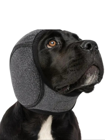 Dog Noise Reduction Ear Muffs — Waterproof Sound-Insulating Headgear for Swimming & Emotional Soothing