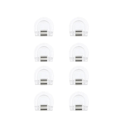 8PCS Invisible Pant Hem Clips - Non-Slip Leg Shortening Clips for Clothing Adjustment & Quick Fixing