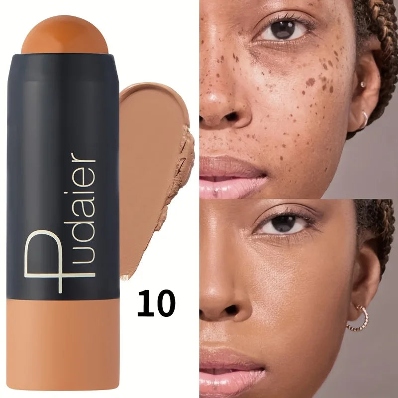 2-in-1 Foundation & Concealer Stick - Waterproof Full Coverage Long-Wear Makeup