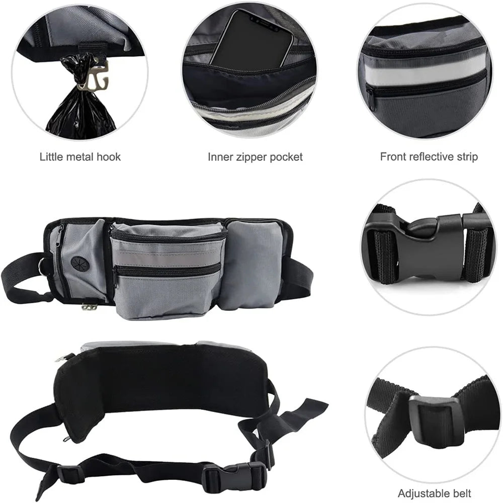 Pet Dog Training Treat Bag - Portable Waist Pouch for Snacks, Feeding & Outdoor Walking