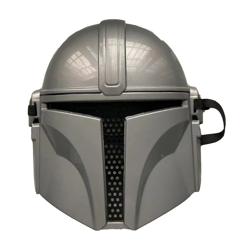 Boys' Mandalorian Beskar Armor Costume with Mask for Halloween - Classic Movie Cosplay Outfit for Kids
