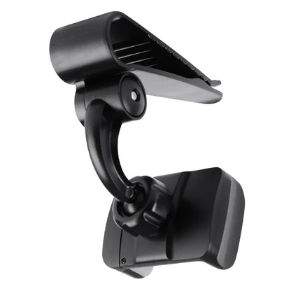 Car Sun Visor Phone Holder - 360° Rotating Universal Navigation Mount Clip