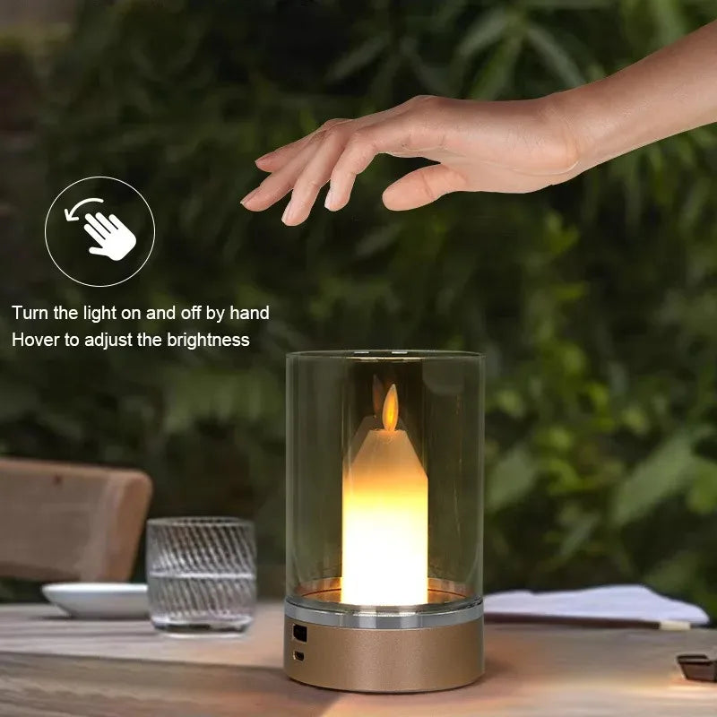 GGbingo LED Night Light – PIR Motion Sensor Candlelight with USB Charging & Auto Switch