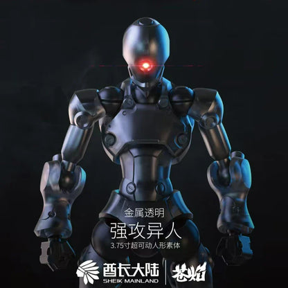 Sheik Mainland 3MIN Project Superhuman 3.75" Articulated Figure – 1/18 Model with 42 Joints & Accessories, Boys Toy Gift