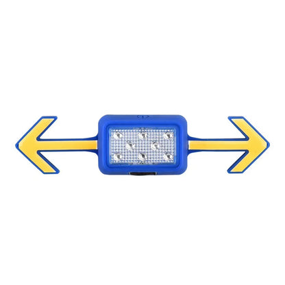 USB Rechargeable Bicycle Helmet Light with Remote Turn Signal – Waterproof LED Rear Safety Warning Taillight for Night Cycling
