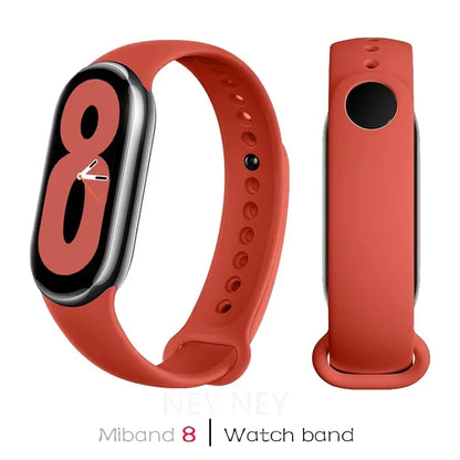 Waterproof Silicone Sport Strap for Xiaomi Mi Band 9/8/NFC – Replacement Smart Bracelet Accessory