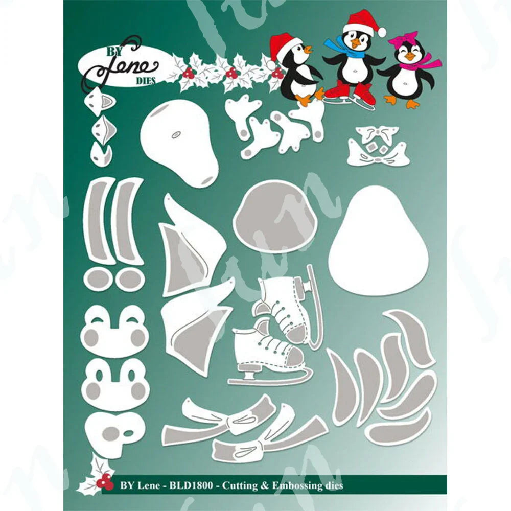 Tall Elf Metal Cutting Dies – Pine Cone Gnome Scrapbooking, Mailbox Craft Supplies for DIY Photo Albums