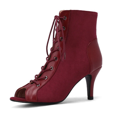 Women’s Latin Dance Stiletto Heels - Sexy High Heel Ballroom Party Dance Shoes