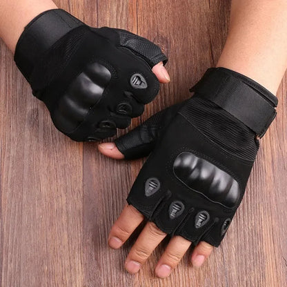Tactical Motorcycle Gloves for Men & Women – Knuckle Protection, Full Finger Hunting, Shooting, & Cycling Bike Gloves