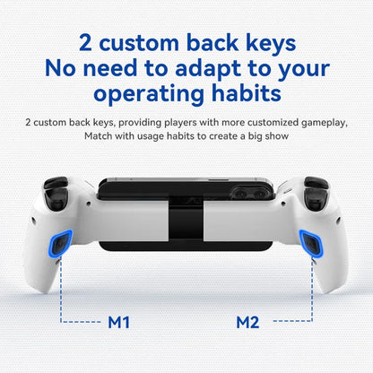 BSP-D9 Wireless Bluetooth Mobile Game Controller – Stretch Design for PC, Tablet, Switch, PS3/PS4, Dual Hall Somatosensory Controller