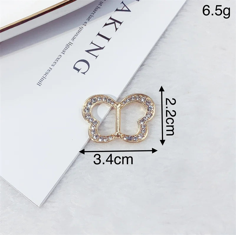 Creative Knot Buckles – Geometric T-Shirt & Scarf Waist Tightening Buttons, Clothing Accessories