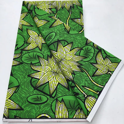 African Wax Print Fabric - Nigerian Ankara Batik Dutch Fabric for Women’s Dresses & Sewing Materials
