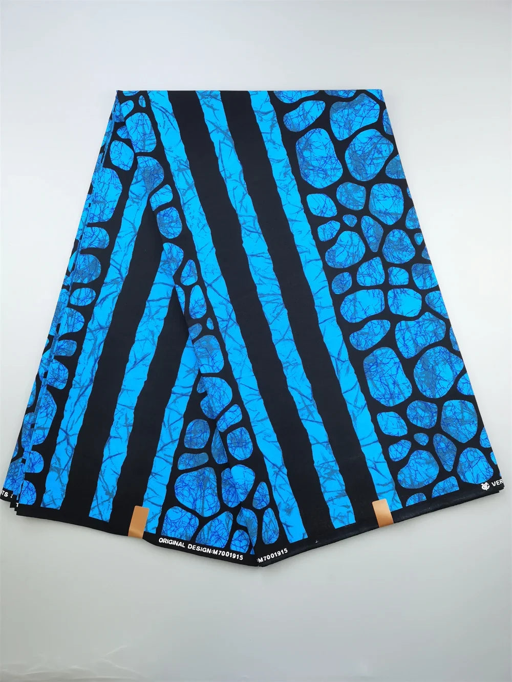 African Real Wax Ankara Fabric - 100% Cotton 6 Yards Nigerian Print Party Dress Sewing Material