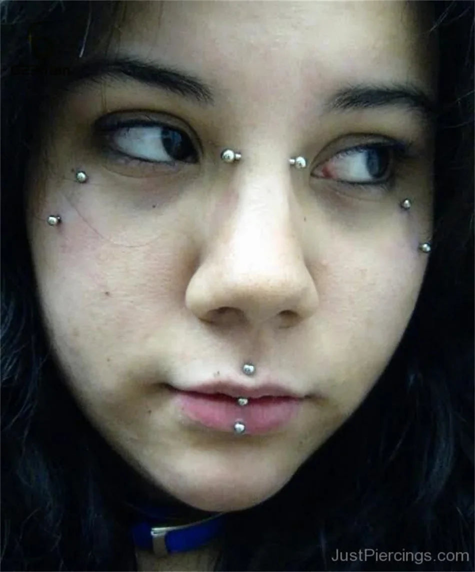 G23 Titanium Curved Barbell Ring - 14G Minimalist Belly Button Navel Ear Lip Piercing Jewelry 6-16mm