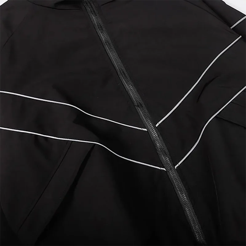 Hip Hop Varsity Jacket for Men - High Street Patchwork Color Block Windbreaker Spring Autumn College Coat