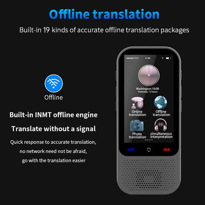 S80 Pro Portable Language Translator Device - 138 Languages, Voice & Offline Translation, ChatGPT Function