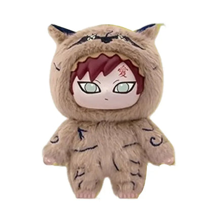 Naruto Series Blind Box Figures — Itachi, Sasuke, Kakashi & Gaara Plush Pendant Collectible Toy, Trendy Birthday Gift