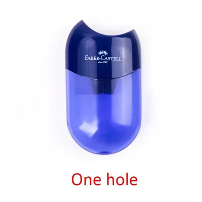 Double & Single Hole Pencil Sharpener – Creative Transparent Stationery Tool for Kids & Students, Portable School Supply Pen Cutter Sharpener