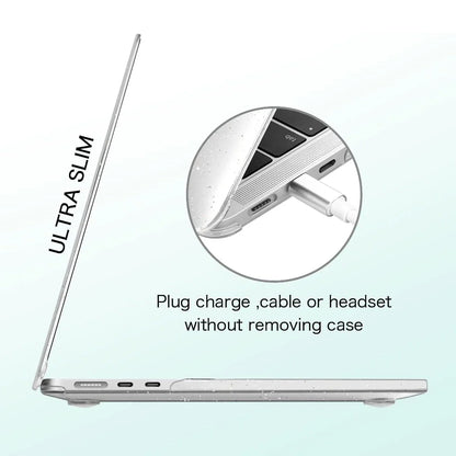EGYAL Hard Shell Case for MacBook Air 15 M2 & 13.6" 2022, MacBook Pro 13 M1/Pro 14/16, M1 Air 13 A2337