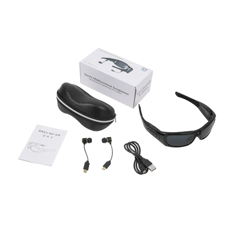 Xiaomi Sports Camera Glasses — Sense Bluetooth, Music & Call, Intelligent Recording, Waterproof, UV-Proof Outdoor Sports and Cycling Glasses
