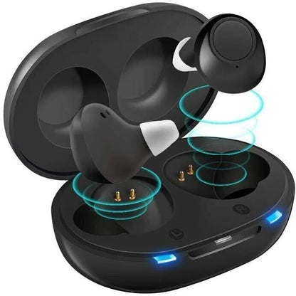 JINGHAO Rechargeable Hearing Aids 2023 – Adjustable Sound Amplifier for Mild to Moderate Hearing Loss, Elderly Gift