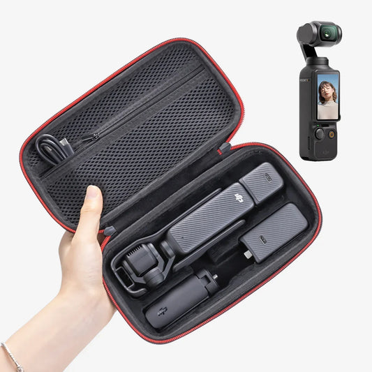 DJI Osmo Pocket 3 Protective Case - Portable Durable Storage Box with Wrist Strap for Camera & Accessories