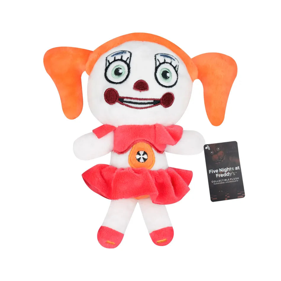 FNAF Plush Toy Collection - Cute Freddy Bonnie Foxy Cartoon Stuffed Dolls for Kids & Fans Gift