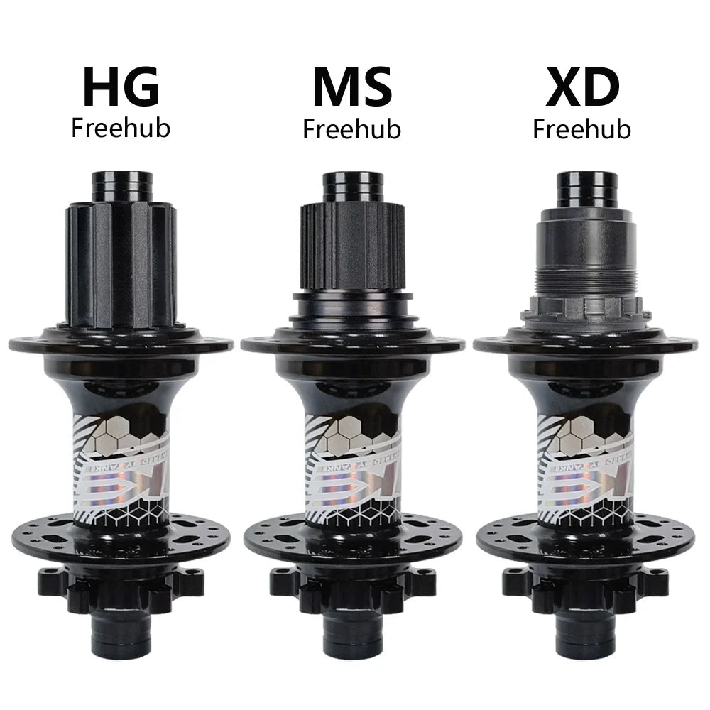 BOOST MTB Bicycle Hub - 148x12mm Aluminium Bike Hub 6 Pawls 120 Click HG XD Micro Spline 32H 8-12 Speed