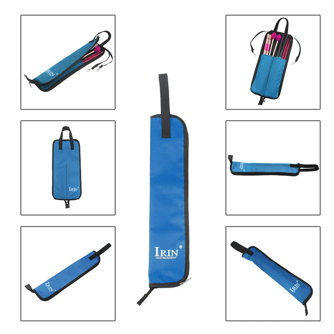 Oxford Cloth Drumstick Thicken Case: Waterproof Drum Stick Bag with Carrying Strap - Large Capacity Percussion Instrument Parts