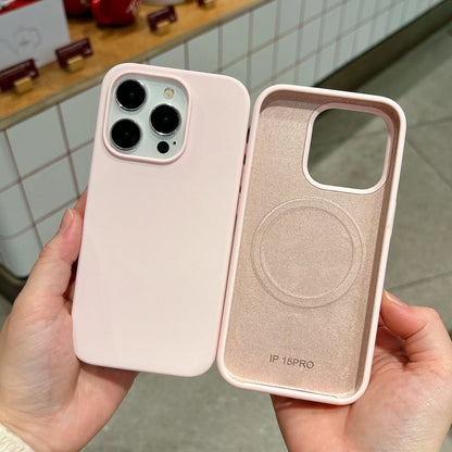 MagSafe Liquid Silicone Phone Case - Magnetic Wireless Charging Cover for iPhone 11-17 Series Pro Max Plus Models