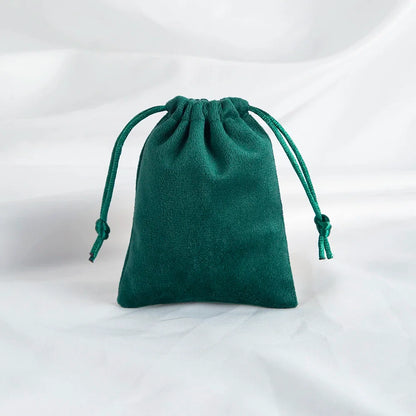 100-Pack Velvet Drawstring Jewelry Pouches - Personalized Logo Gift Bags for Wedding Favors, Candy & Makeup Packaging