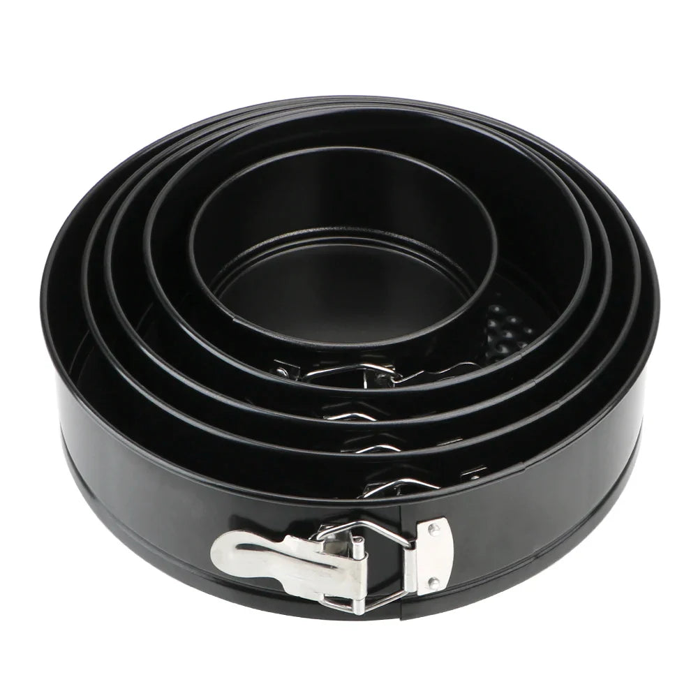 Removable Bottom Round Cake Pan – Carbon Steel Non-Stick Bakeware for Baking Cakes