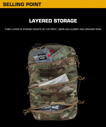 Tactical DELTA SS-Style Backpack – High-Capacity Assault, Medical & Survival Bag for Outdoor, Hunting & Camping