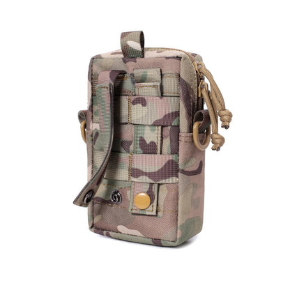 Molle EDC Pouch – Water Bottle & Canteen Carrier, Outdoor Sports Phone Holder, Camping & Hiking Waist Bag