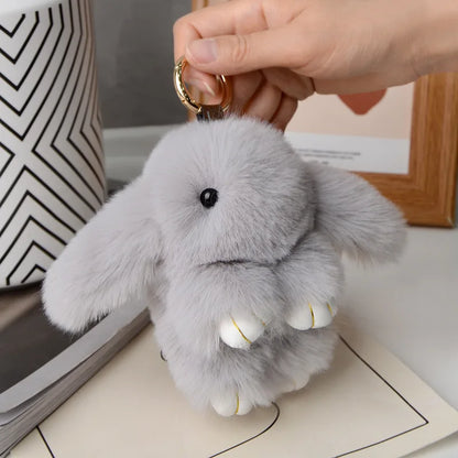 Cute Rabbit Decorative Keychain – Fashionable Jewelry Accessory for Daily Travel & Dressing