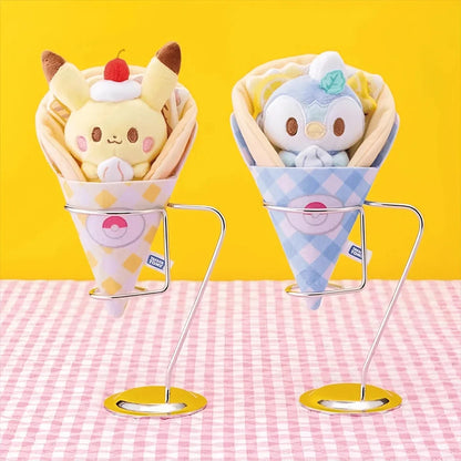 Pikachu & Piplup Plush Dolls - Cute Anime Stuffed Toy Figures for Birthday Gifts Festival Decor & Collectors