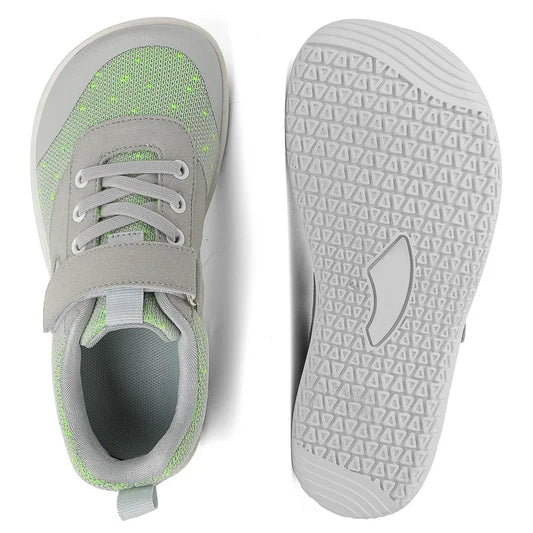 Kids Barefoot Sneakers - Wide Toe Natural Foot Shape Shoes For Boys & Girls Toddlers and Big Kids