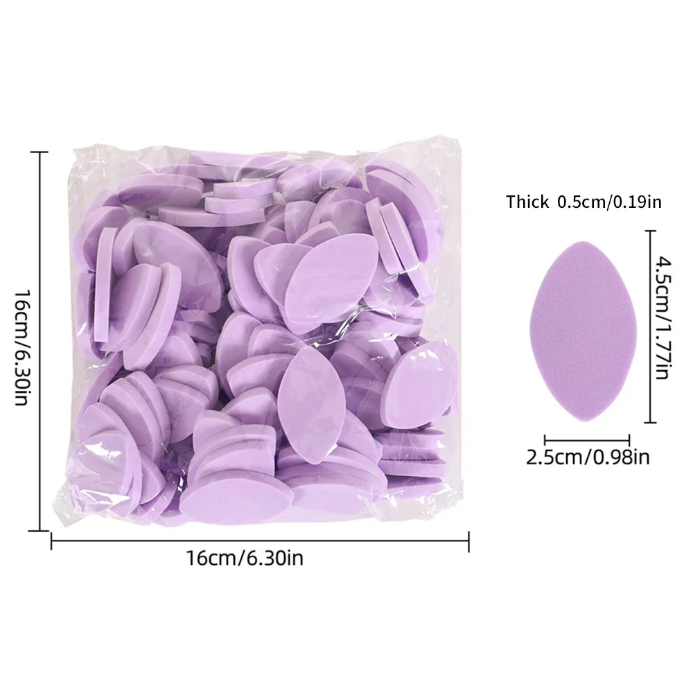 100pcs Soft Sponge Eyelash Pads – Reusable Lash Lifting & Eyelash Extension Practice Supplies