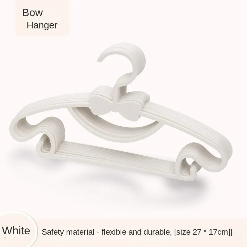Baby Clothes Hangers – 10PCS Cute Kids Hanger Clips for Closet & Display